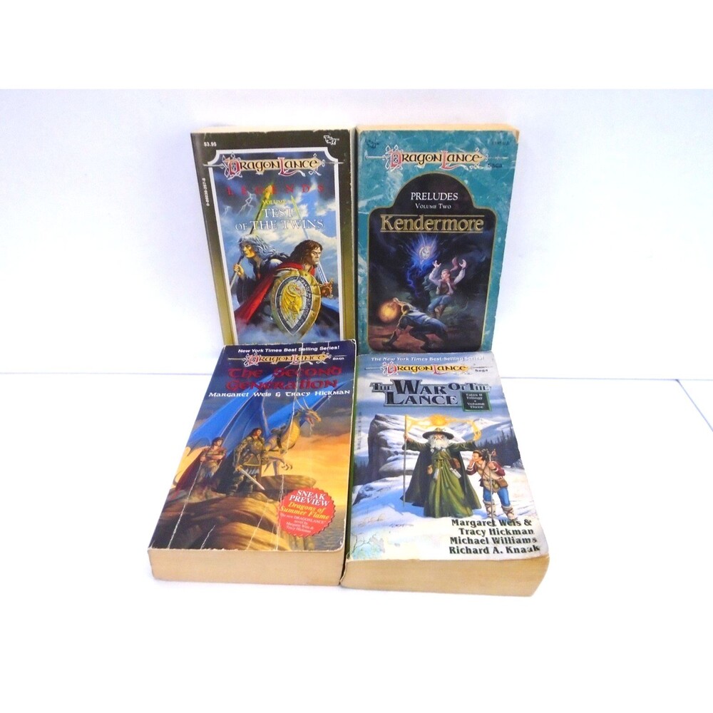 Dragonlance Book Lot The Second Generation War of the Lance Test of the twins